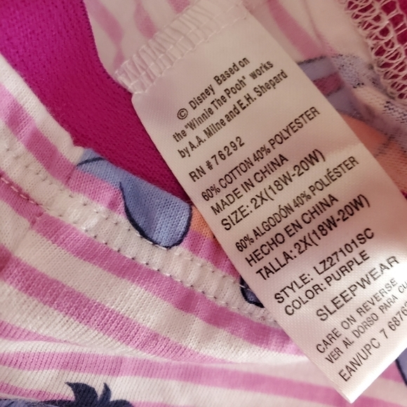 NWOT Disney Eeyore Sleepwear shorts size 2X - Picture 4 of 4
